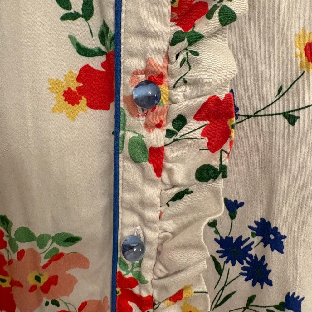 Tuckernuck Multi-Color Floral Ruffle Mini Dress - Picture 2 of 5